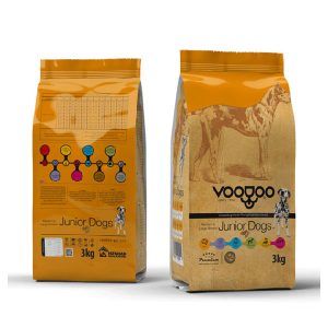 غذای خشک سگ جونیور (Medium & Large )سه کیلوگرمی VOODOO
